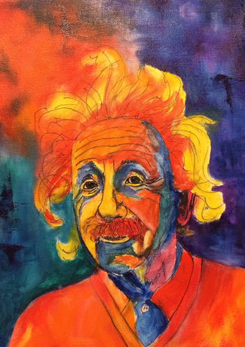 Einstein  8x10  Print